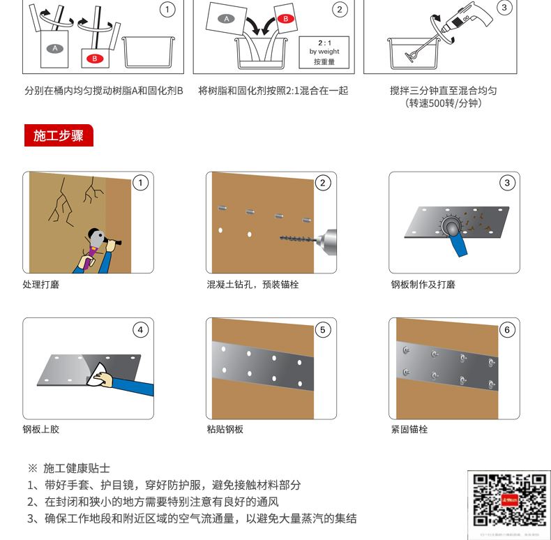 包钢沐川粘钢加固施工过程